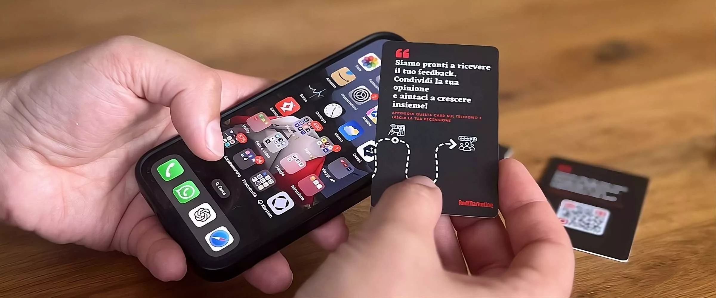 raccogliere recensioni card nfc